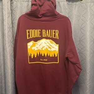 Eddie Bauer Burgundy Hoodie